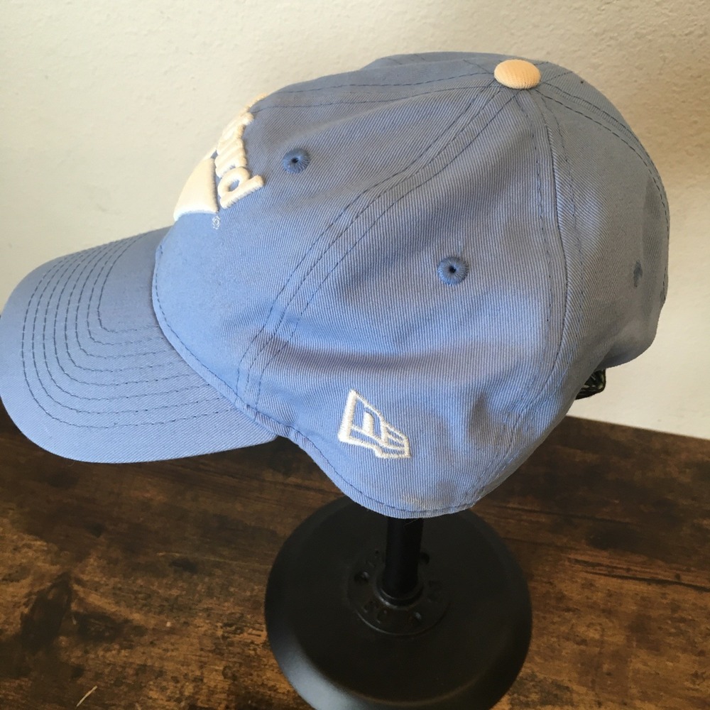 Snowbird Ski Resort New Era 9Twenty Strapback Hat • Light Blue Hawaiian Trim • - Picture 4 of 6